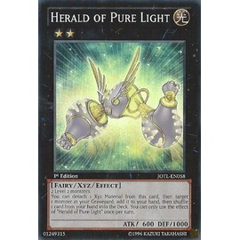 Yugioh JOTL-EN058 Herald of Pure Light Super Rare Card 1st EDITION .HN#GG_634T6344 G134548TY52301