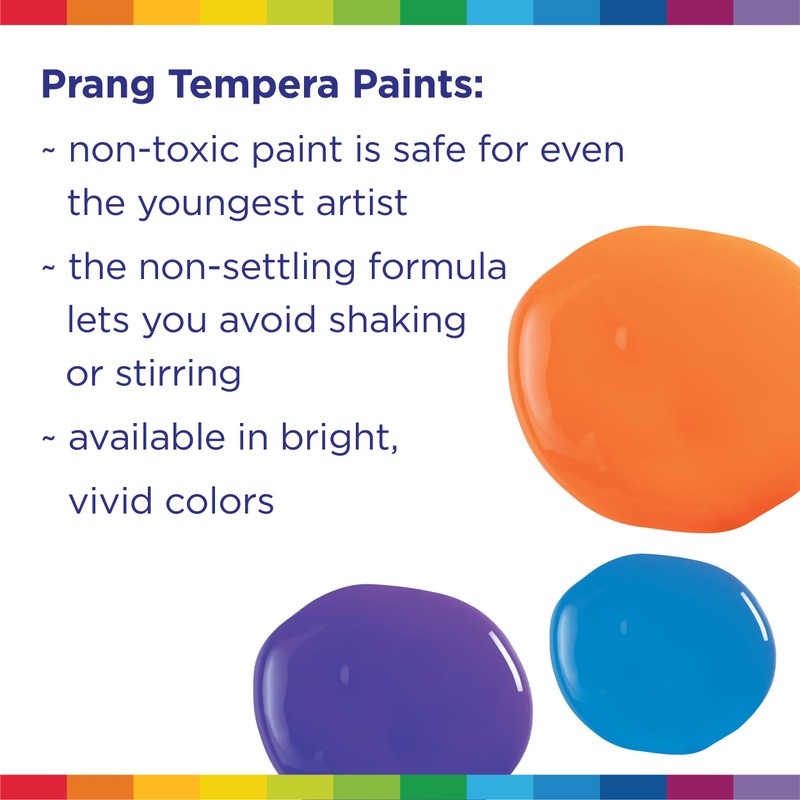 Prang Ready-to-Use Tempera Paint, Violet, 32 Oz., 1 Count