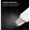 CLEOSKIN. Espátula Peeling Ultrasónico. Exfoliación, depurador facial de poros. Incluye