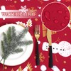 LuxFocus Round Tablecloth Christmas Decoration, Waterproof Tablecloth for Dining Room,