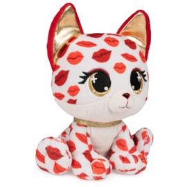 GUND P.Lushes Pets Gem Stars Collection, Scarlett Smooches Fox Stuffed Animal, White/Red, 6”