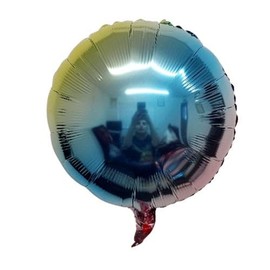 5pcs x 18 inch Round Foil Balloons Girl Boy Birthday Party Wedding Baby Shower Decoration Supplies UK (Rainbow)