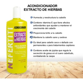 Nefertiti Acondicionador Extracto De Hierbas - 1 L