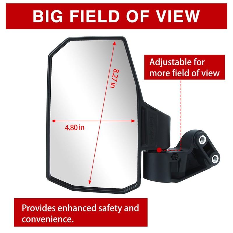 UTV XD 1500 Mirrors | 2025 New UTV Side Mirrors
