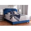 Baxton Studio Beds (Need box spring), Full, Navy Blue