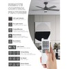 Ohniyou 48'' Ceiling Fans with Lights and Remote, 6 Speeds,