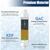 Future Way 4-Pack INLINE RV Water Filter Reduces Odors Sediments