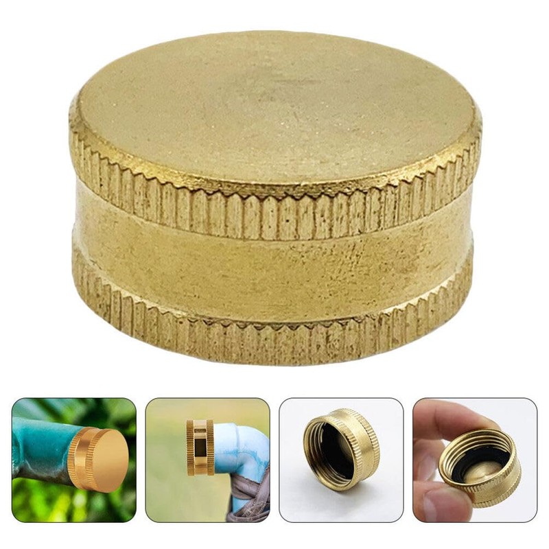Gatuida 2pcs Garden Hose Cap Garden Hose Stopper 3/4 Inch