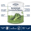 Augason Farms Freeze Dried Broccoli Florets & Stems Can, Emergency