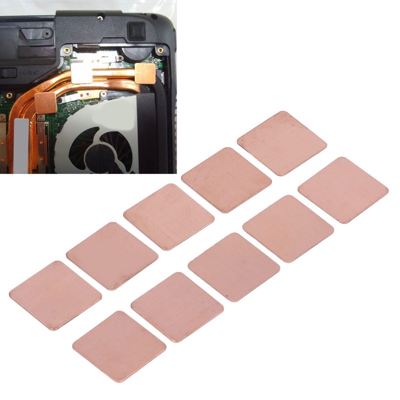 Heatsink Copper Pad Shim Quick Cooling Heat Sink Thermal CPU