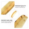 Uonlytech Natural Sheep Horn Comb Bone Comb Women Combs Handmade