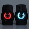 FT-185 Mini USB LED Speaker Portable Loudspeaker Music Player for