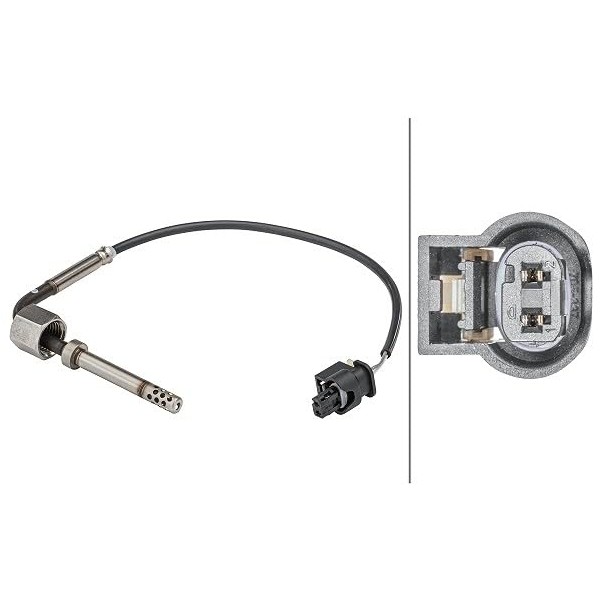 HELLA 6PT 358 181-471 Sensor Exhaust Temperature - 2-Pin Connector