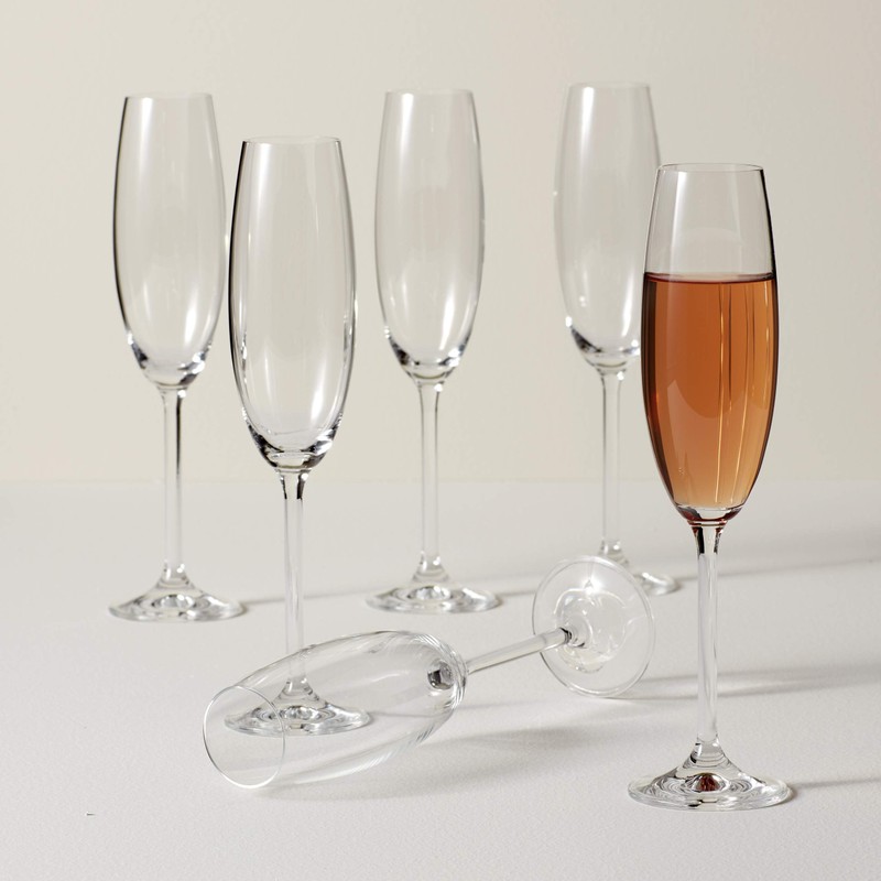 Lenox Champagne Flutes, Tuscany Classics 8 Oz Champagne Glasses Set