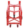 55Gal Multifunctional Oil Drum Transporter Round Oil Drum Dumping Trolley