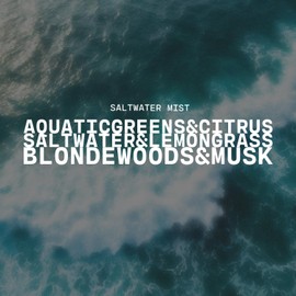 Milkhouse Candle Company - Saltwater Mist - Creamery Collection - 16oz Double Cotton Wick Soy Candles with Beeswax - Long Burn Time, Made in The USA - Non Toxic, Premium Scented Candles