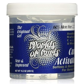 Worlds Of Curls Curl Activator Regular Gel, 16.2 Oz