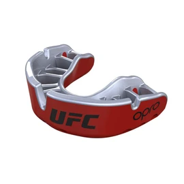 Opro UFC Mouthguard Self-Fit Full Pack Gold - Red Metal/Silver