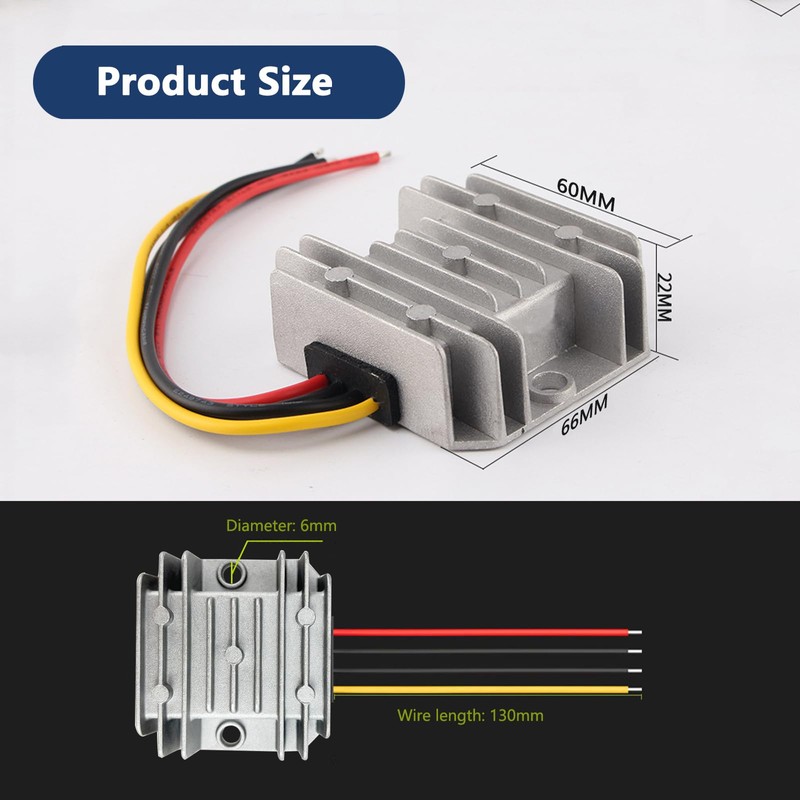 Voltage Converter 36V 48V to 12V 10A 120W DC-DC Converter