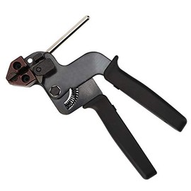 Stainless Steel Cable Tie Gun Automatic Tensioner Cutter Tool Self locking Metal Zip Ties Kit
