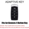 TECART Key Case Fit for Genesis G70 G80 Soft TPU