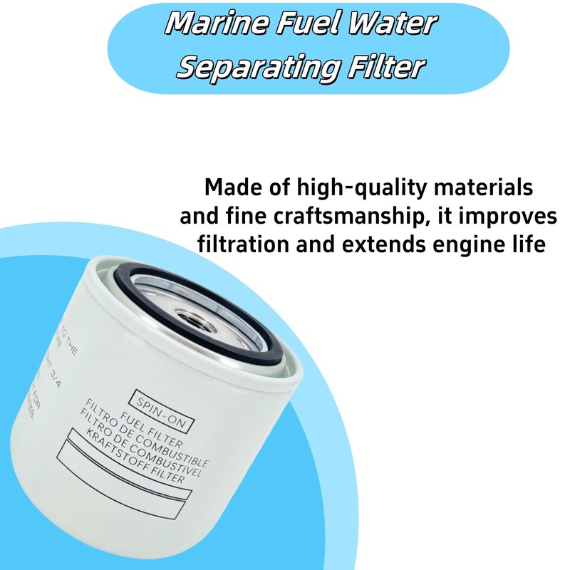 Lvdrwi 802893Q01 Marine Fuel Filter Water Separating Filter Fit for