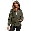 PESION Womens Cycling Running Waterproof Pullover Jackets Lightweight Windproof Biker