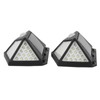 2 Pcs Solar Motion Sensor Light 4 Sided 100 LEDs