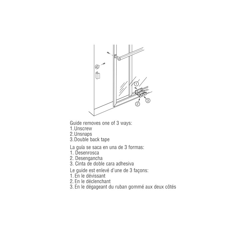 Prime-Line M 6089 Nylon Shower Door Bottom Guide (2 Pack)