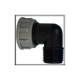 Elbow Angle 1" Female x Male (Distributor Screw / Threaded Fitting / Assembly Part)