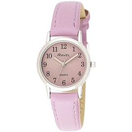 Ravel - Women's Pastel Coloured Everyday Watch (27mm case) - Purple/Silver Tone