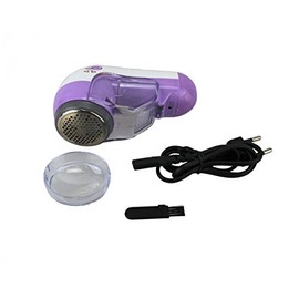 Lint Remover with Mains Operated Lint Razor with Collection Container Lint Remover Wool Shaver Textile Razor (Purple)