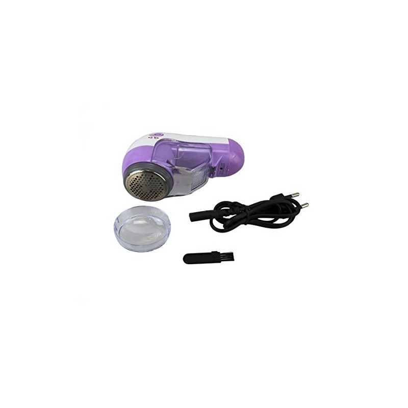 Lint Remover with Mains Operated Lint Razor with Collection Container