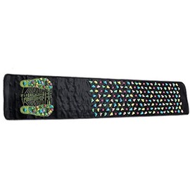 Rock Mat for Feet Reflexology Cushi 36×24×5 Walk Stone Healthy Foot Massage Mat Pad Cushion Leg Massager Mat Health Care