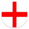 2 x 10cm/100mm England Flag Map Window Cling Sticker Car