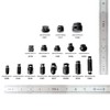 Plastic Cord Locks End Spring Stop Toggle Stoppers Multi-colour (10PCS,
