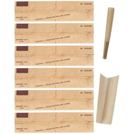 SCJJZ 6 Kartons Rollenpapier,108 * 44mm King Size Hülsen,Konisch gedreht,Aus Papier