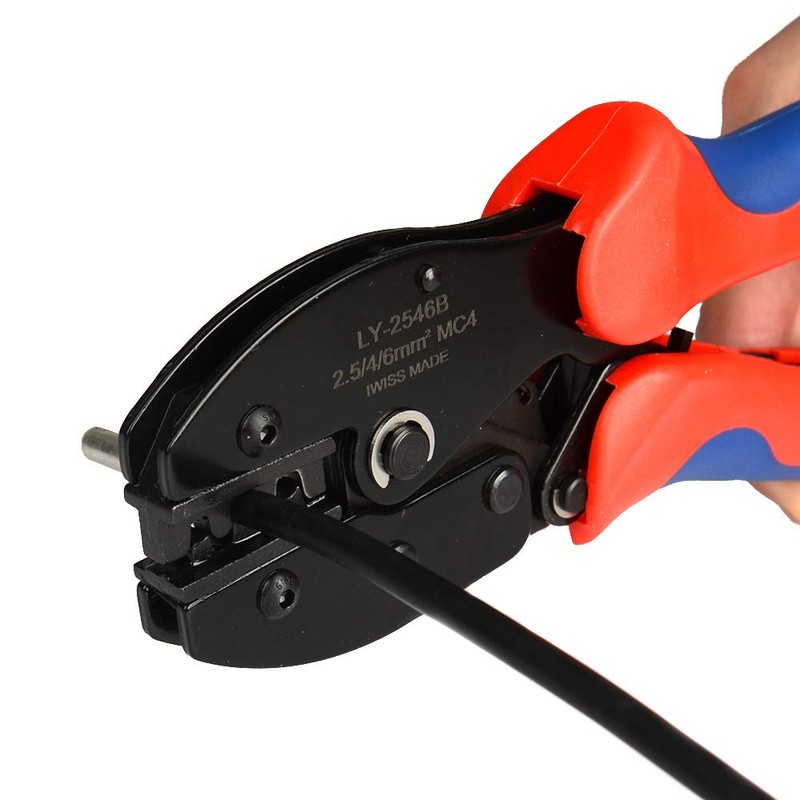 IWISS LY-2546B Solar Panel MC4 Connector, Dedicated Pliers, Crimping Tool,