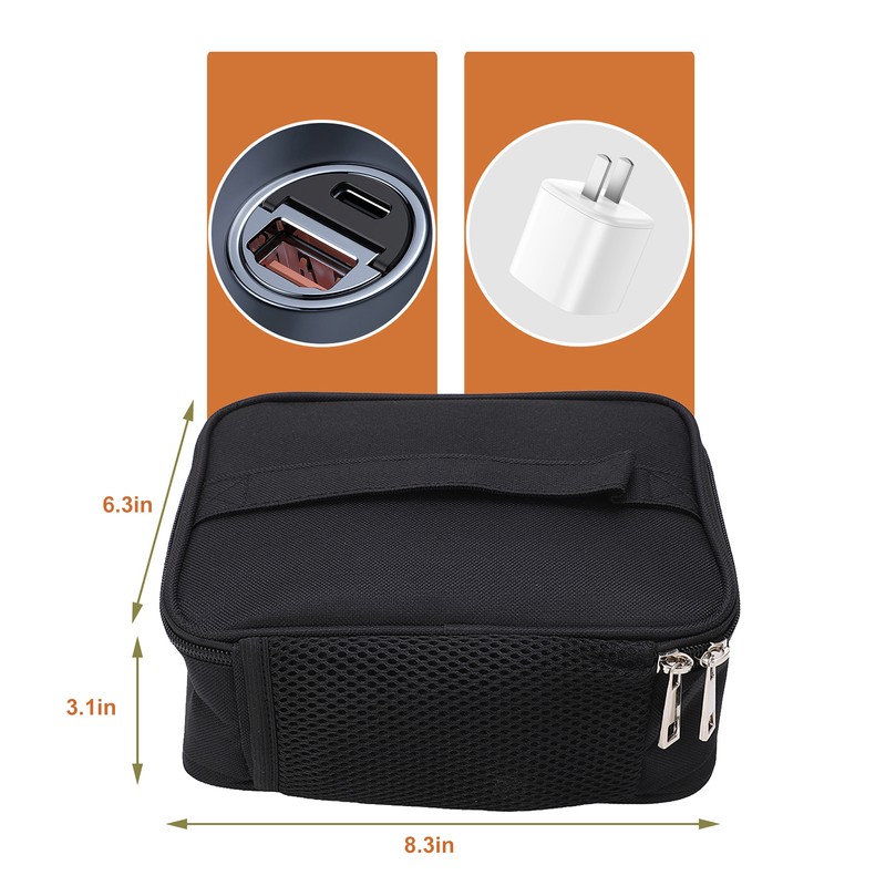 Portable Oven, 5V 9W Car Electric Food Warmer Mini Personal