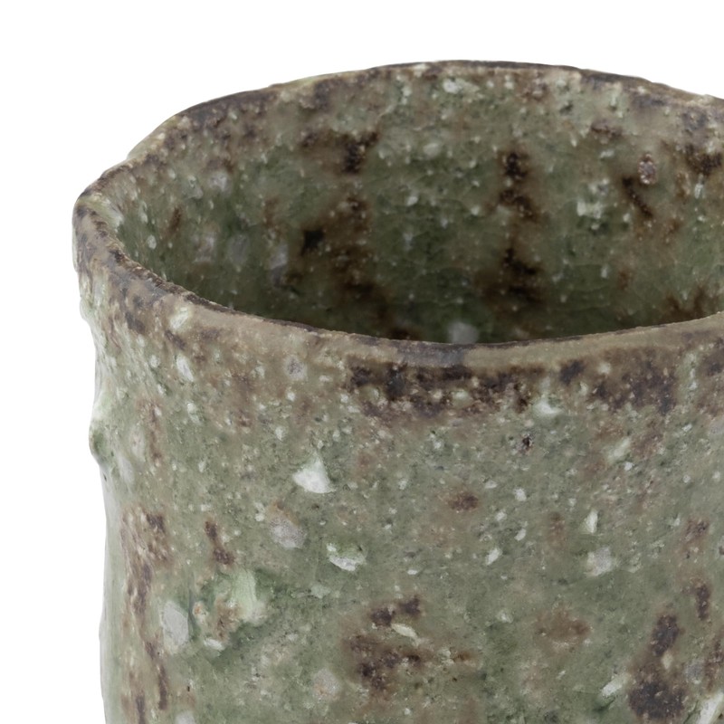 Marui Seikyo MR-3-4002 Shigaraki Ware Hechamon Tea Cup, Capacity Approx.