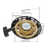 Black Pull Start Recoil Starter Assembly Replacement for CT200U Trail
