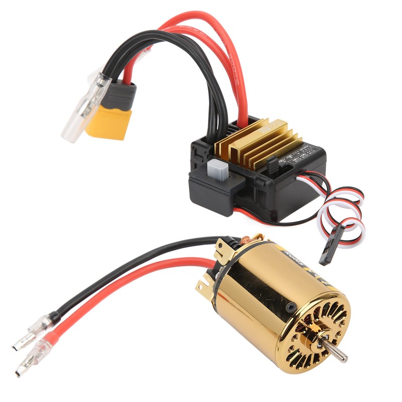 RC 540PLUS V2 5 Slot Brushed Motor Set with 80A