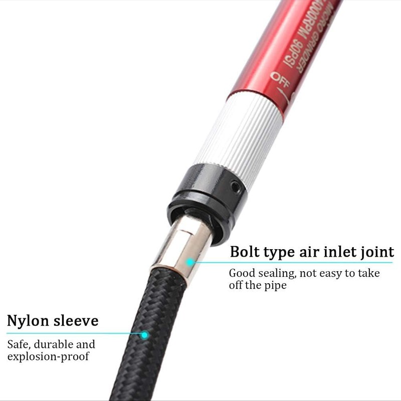 Micro Rod Sander, Micro Compressed Air Stick Grinder, Pencil Grinder,