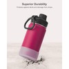 koodee 12 oz Water Bottle -Stainless Steel Vacuum Insulated Wide