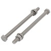 Sourcingmap 5 Set M6x100mm 316 Stainless Steel Hex Bolts w