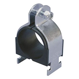 NVENT Caddy Tubing Strut Cushion Clamp, Electro-Galvanized Steel with Polypropylene Cushion