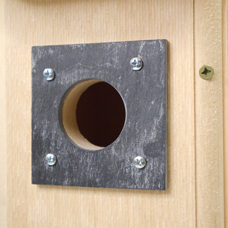 Mounted Downy Woodpecker Bird Nest House – Handcrafted in USA