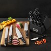 McCook® Black Knife Sets, German Stainless Steel Forged Kitchen Knives
