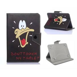 Universal Case 10 Inch TASVICOO Universal Tablet Protective Case Book Style Cover Stand Function for All 9.6-10.5 Inch Tablet Duck