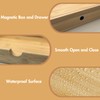 GOBAM Bamboo Makeup Organizer and Storage with Drawer, Wooden Cosmetic